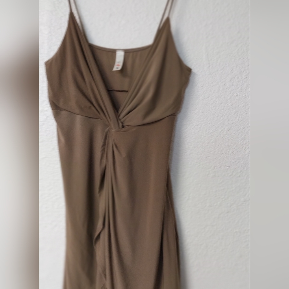 Sexy Beige Mini Dress